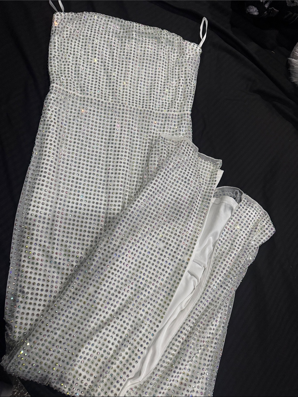 Sparkling White Sequin dress